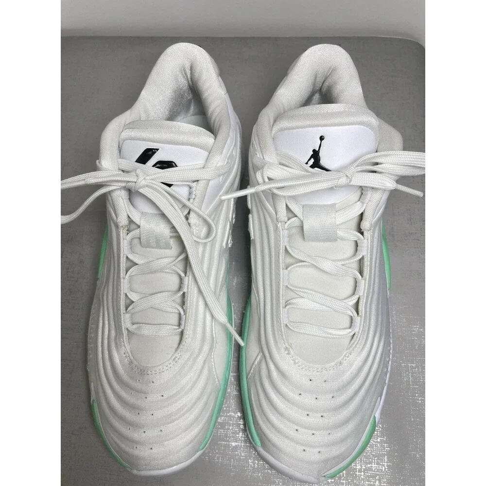 Nike‎ Jordan Luka 3 White/Black-Volt Glow Green Basketball Shoes Men's 10 M